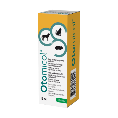 Farmacie Caini - Otomicol picaturi auriculare si suspensie cutanata 15ml