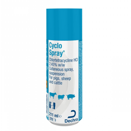 Farmacie Ovine - Antiinfectios local cyclo spray 200 ml