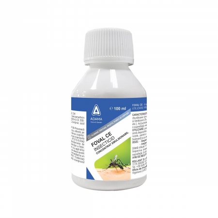 Combatere daunatori - FOVAL CE Insecticid pentru combaterea tantarilor, mustelor, puricilor si capuselor 100ML