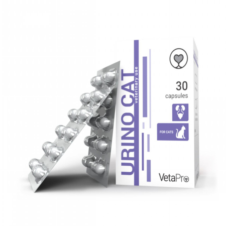 Afectiuni Renale / Urinare - VETAPRO urino cat 30caps/cut suport urinar pisici