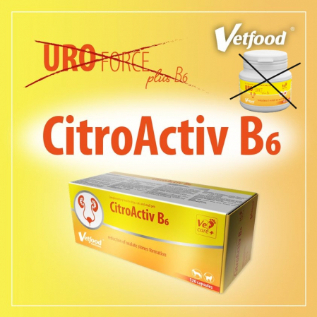 VetFood CitroActiv B6, 120 capsule [1]