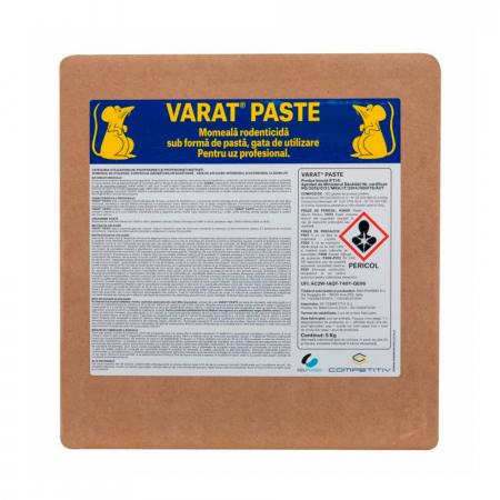 Fitosanitare - Varat pasta Albastra pentru soareci si sobolani 10kg