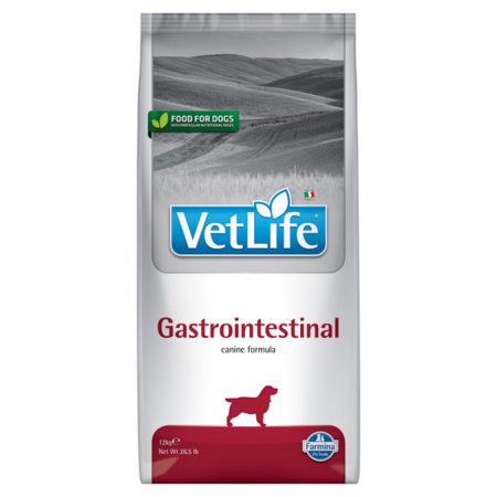 Caini - Vet Life Farmina, Gastro-Intestinal caine, 12 kg