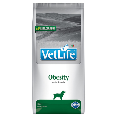 Caini - Vet Life Farmina, Obesity caine, 2 kg