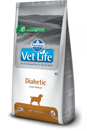 Caini - Vet Life Farmina, Diabetic caine, 12 kg
