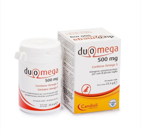 Suplimente nutritive, vitamine - Duomega Dogs 30 softgel capsules 500 mg – Suport Omega 3 pentru caini