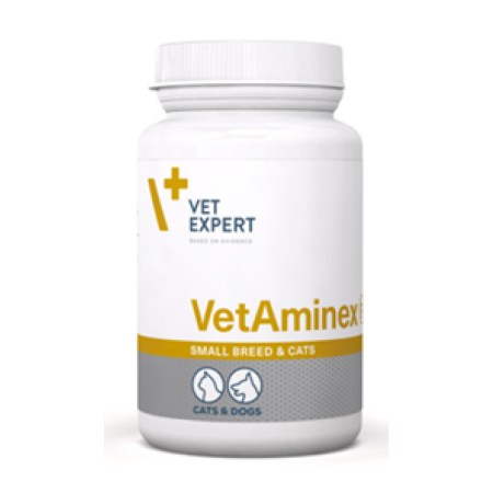 Suplimente nutritive, vitamine - VetAminex rase mici, Twist Off, 60 capsule