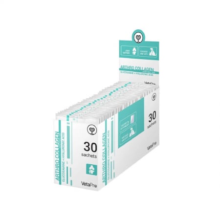 Suplimente nutritive, vitamine - VETAPRO arthro collagen 30x3G/cut suport articulatii si cartilaje caini si pisici