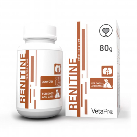 Afectiuni Renale / Urinare - VETAPRO renitine pudra 80g suport renal caini si pisici