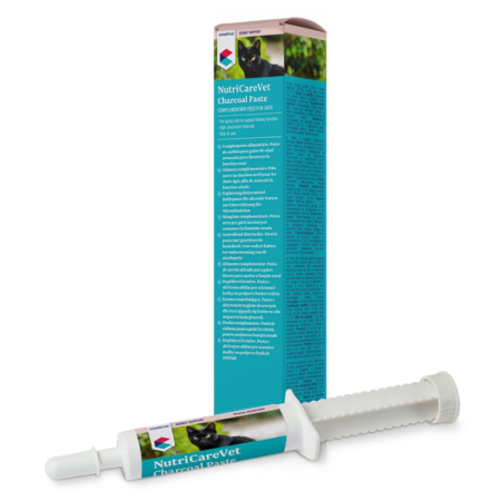 Suplimente nutritive, vitamine - NutriCareVet Pasta de carbune 30 ml