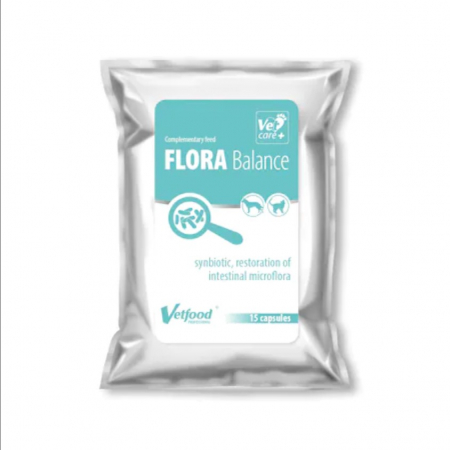 Afectiuni Digestive - VetFood-Flora Balance, 15 capsule