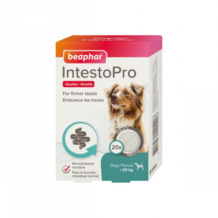 Afectiuni Digestive - Tablete digestive pentru caini beaphar intestopro l 20tb