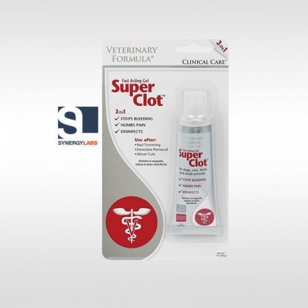 Pisici - VFCC SuperClot, gel cicatrizant, Synergy Labs