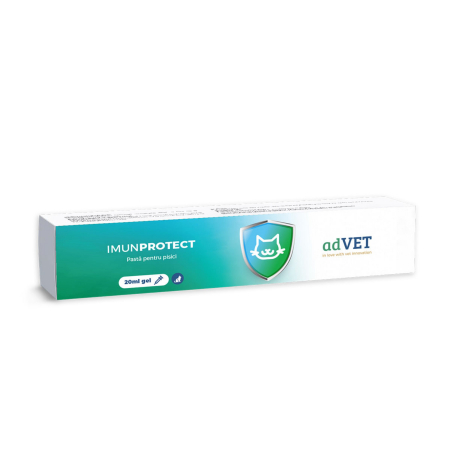 Suplimente nutritive, vitamine - Imunprotect – pasta pentru pisici, seringa gradata x 20 ml