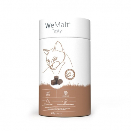 Suplimente nutritive, vitamine - WeMalt Tasty comprimate pentru prevenirea formarii ghemotoacelor de blana - 30 comprimate