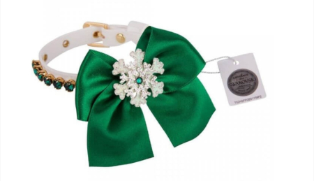 Hamuri, Lese si Zgarzi - Zgarda Snowflake Charlotte's Dress - 25cm - Verde