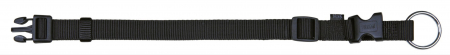 Caini - Zgarda Chinga Clasic Reglabil 35-55 cm/20 mm Negru