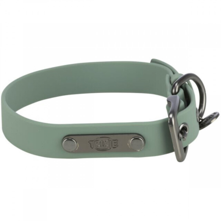 Caini - Zgarda City Style, L - XL: 50 - 57 cm / 30 mm, Verde-Salvie