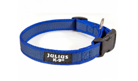 Accesorii caini - Zgarda Julius K9 IDC Color & Gray - 39-65cm - Albastru
