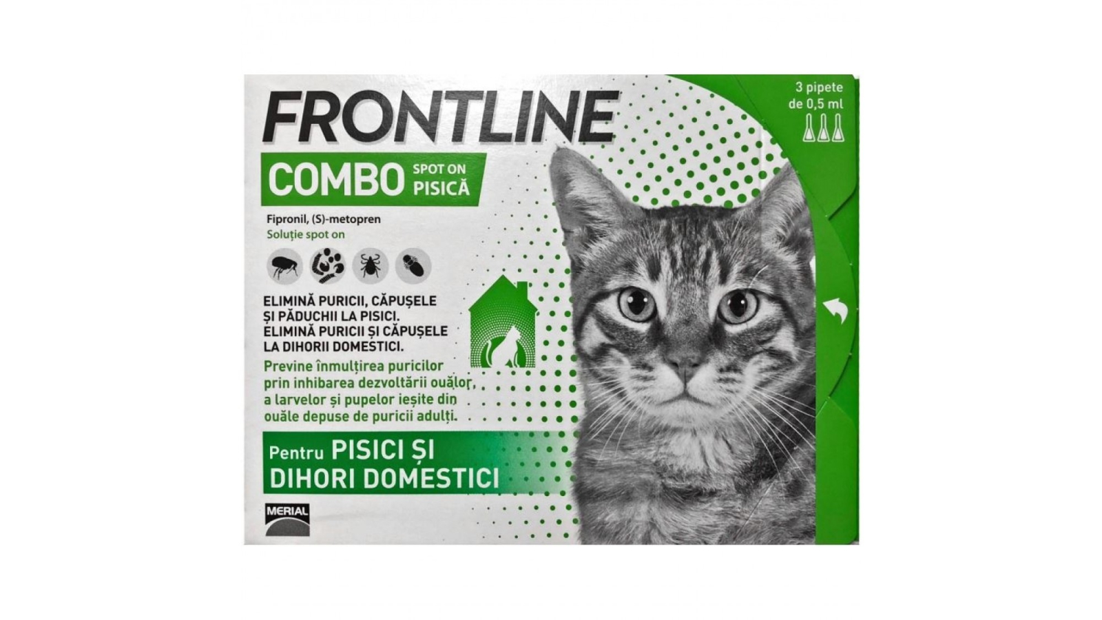 Frontline Combo Pisica, 1 pipeta Antiparazitare 1 Pipeta