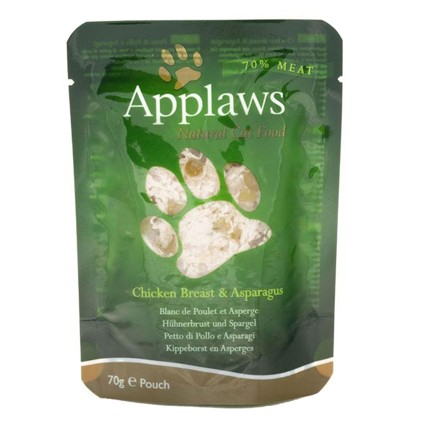 Applaws plic hrana umeda pisici Piept de Pui şi Sparanghel 70 g 70 g