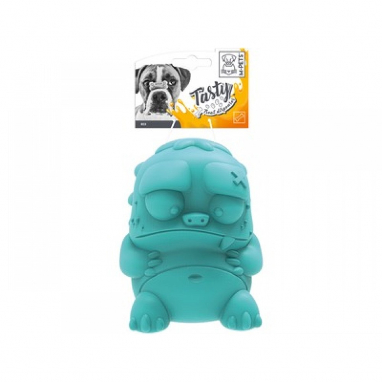 Jucarie pentru caini Rex cu dispenser de recompense M-PETS, 9 x 9 x 10.5 cm, albastru 9 x 9 x 10.5 cm