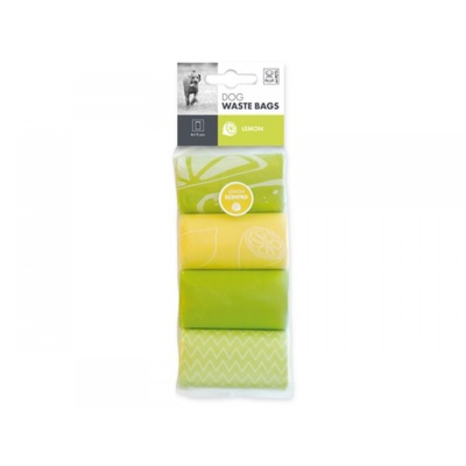 Pungi igienice pentru caini M-PETS, lamaie, 4 x 15 buc 4 x 15 buc