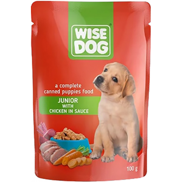 Hrana umeda caine, Wise Dog Junior Chicken 1x100gr 1x100 g
