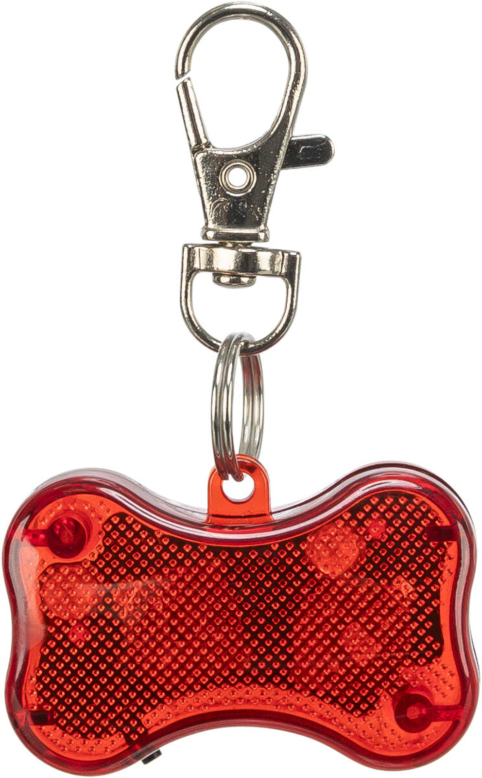 Flasher cu Adresier, Forma de Os, 4.5 x 3 cm Rosu 4.5 x 3 cm Rosu