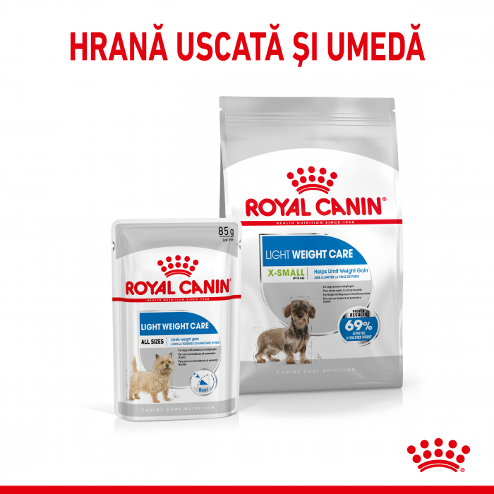 Royal Canin XSmall Light Weight Care Adult hrana uscata caine, limitarea cresterii in greutate, 500 g [5]