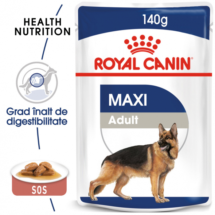 Royal Canin Maxi Adult hrana umeda caine (in sos), 10 x 140 g [9]