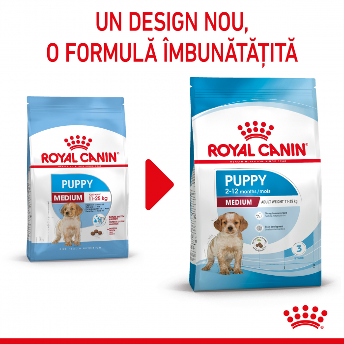 Royal Canin MEDIUM Puppy 1 Kg Hrana Uscata Caine [1]