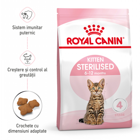 Royal Canin Kitten Sterilised hrana uscata pisica sterilizata junior [8]