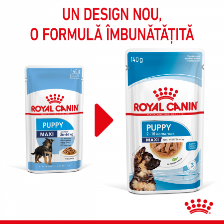 Royal Canin Maxi Puppy hrana umeda caine junior (in sos), 10 x 140 g [0]