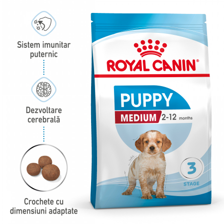 Royal Canin MEDIUM Puppy 1 Kg Hrana Uscata Caine [8]