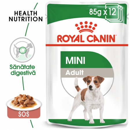 Royal Canin Mini Adult hrana umeda caine (in sos), 12 x 85 g [0]