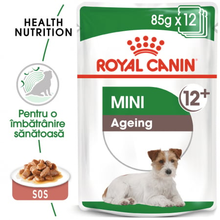 Royal Canin Mini Ageing 12+  hrana umeda caine senior (in sos), 12 x 85 g [0]