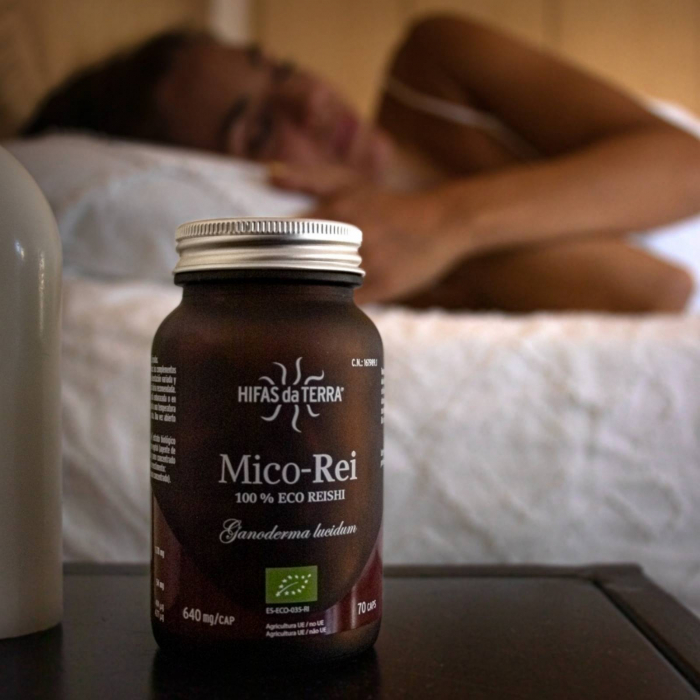 Mico-Rei 70 capsule, Hifas da Terra, extract 15:1 Ganoderma lucidum ECO, benefic pentru somn şi echilibru emoțional, antiinflamator natural [8]
