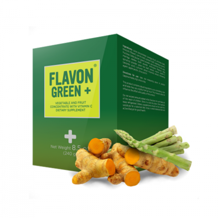 Flavon Green+ 240 g, supliment alimentar antioxidant cu consistenţă de gel, formulă concentrată cu polifenoli, vitamina C şi beta-glucani [4]