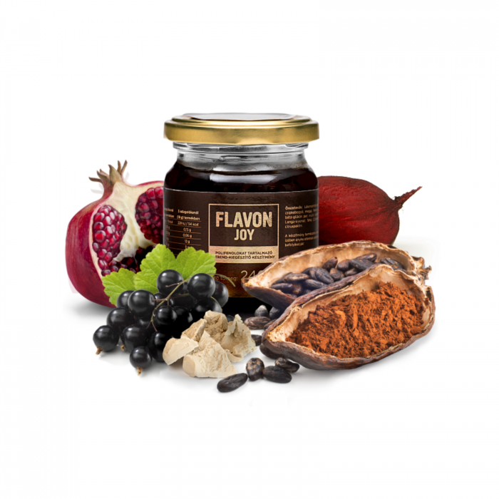 Flavon Joy 240 g, supliment alimentar antioxidant cu consistenţă de gel, formulă concentrată cu polifenoli, inulină şi beta-glucani [1]