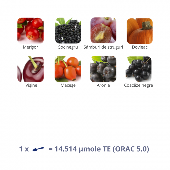 Flavon Protect 240 g, supliment alimentar antioxidant cu consistenţă de gel, formulă concentrată cu polifenoli, vitamina C şi inulină [2]