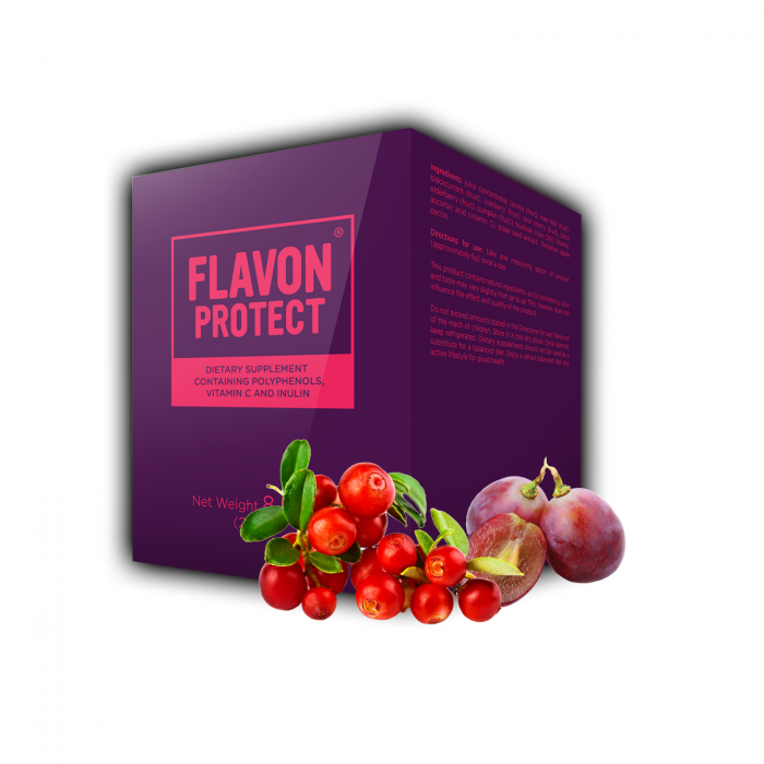 Flavon Protect 240 g, supliment alimentar antioxidant cu consistenţă de gel, formulă concentrată cu polifenoli, vitamina C şi inulină [4]