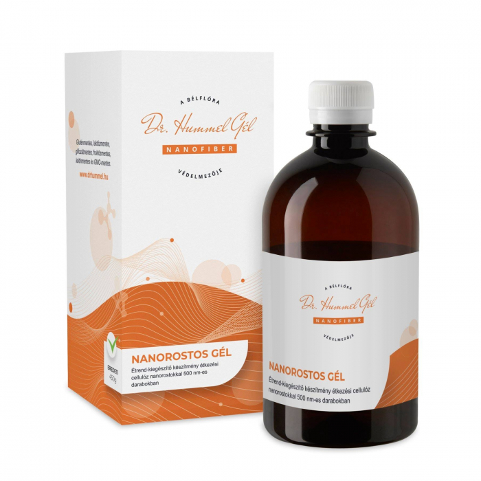 Gel cu nanofibre Dr. Hummel 450 g, conţine celuloză microbiană, protejează şi revigorează flora intestinală [3]