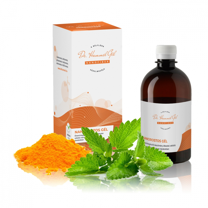 Gel cu nanofibre Dr. Hummel 450 g, conţine celuloză microbiană, protejează şi revigorează flora intestinală [1]