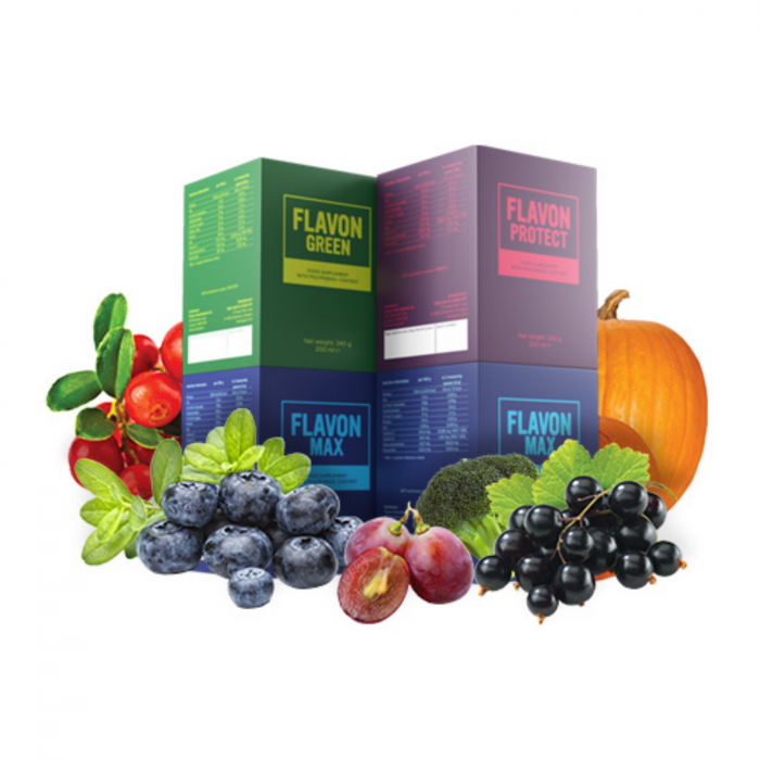 Pachet Flavon Start (2 borcane Flavon Max, 1 borcan Flavon Green, 1 borcan Protect) [1]