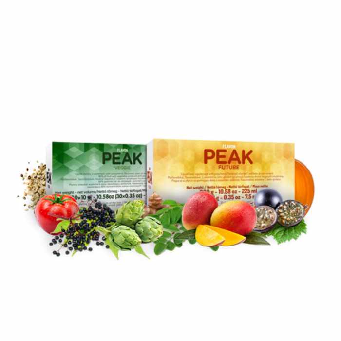 Pachet Flavon Peak Future (30 plicuri x 10 g) & Flavon Peak Veggie (30 plicuri x 10 g) [1]