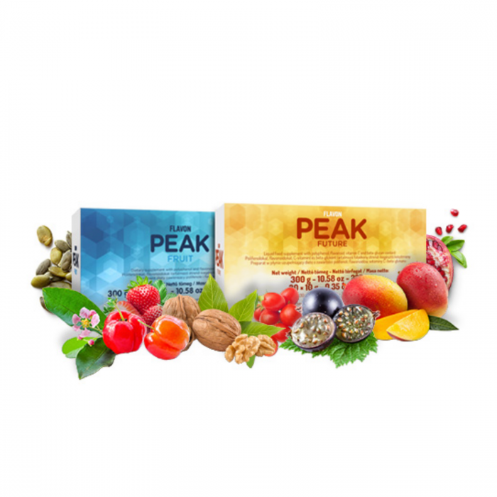 Pachet Flavon Peak Fruit (30 plicuri x 10 g) & Flavon Peak Future (30 plicuri x 10 g) [1]