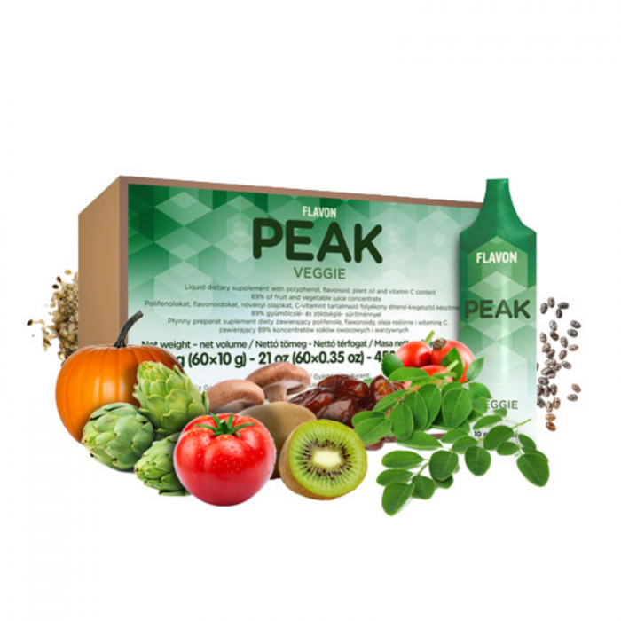 Pachet Flavon Peak Veggie (60 plicuri x 10 g) [1]