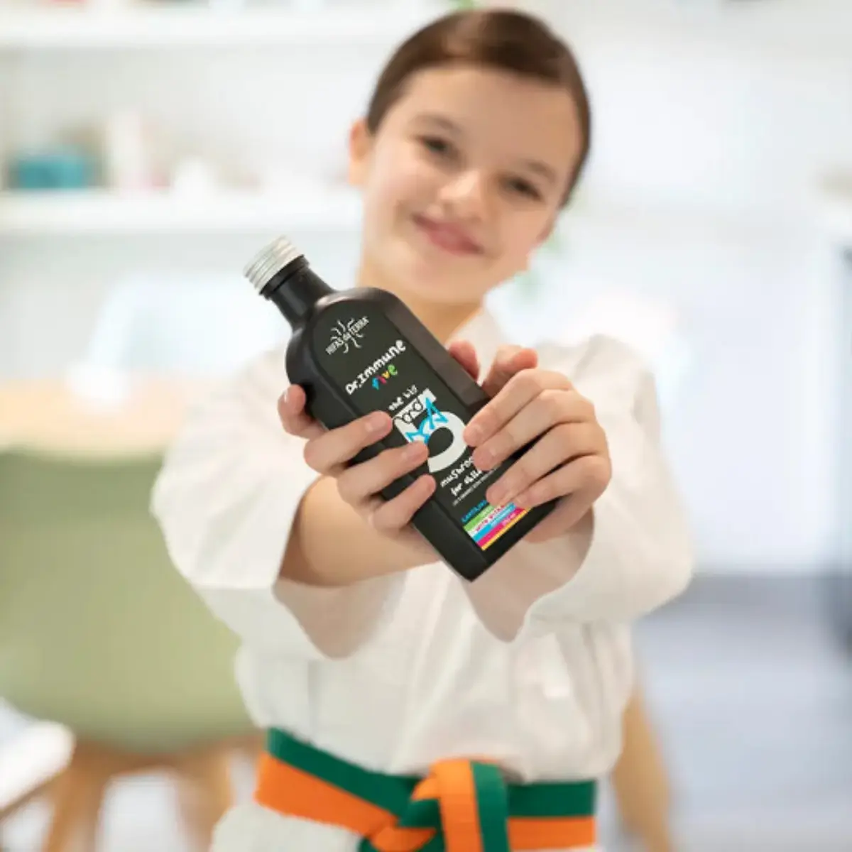 Sirop Dr. Immune Five, 250 ml, Hifas da Terra, conține prebiotice, vitamine și extract din ciuperci [2]