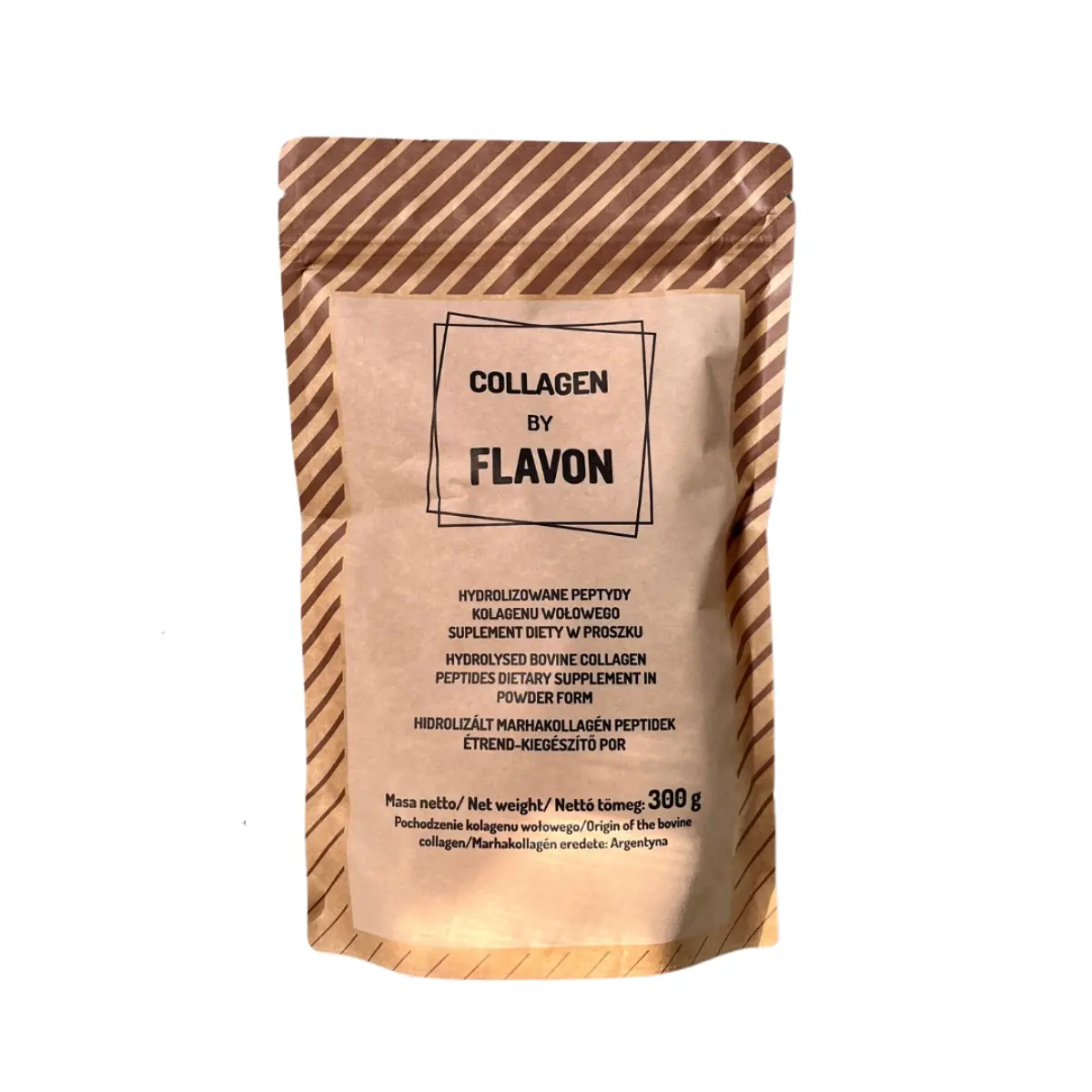 Longevitate - Colagen hidrolizat Flavon, 300g pulbere, de origine bovină, sub formă de peptide